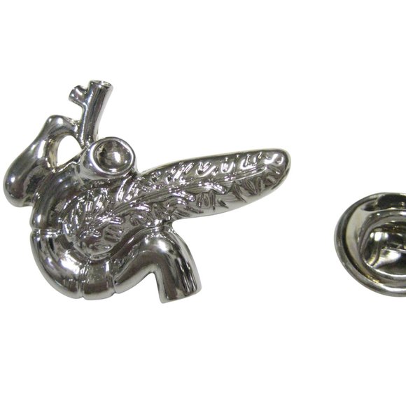 Kiola Designs | Accessories | Silver Toned Anatomical Pancreas Lapel ...
